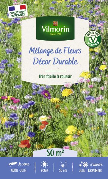 Mélanges de fleurs - Décor Durable - 50 m² - Mélange de fleurs - PACKAGING_RECTO
